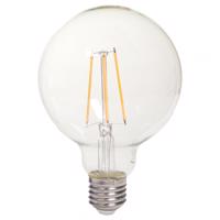 TESLA - LED žárovka CRYSTAL RETRO GLOBE, E27, 8W, 230V, 1055lm, 15 000h, 2700K teplá bílá, 360st.,čirá GL270827-3 Teplá bílá