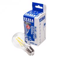 Tesla - LED žárovka FILAMENT RETRO BULB, E27, 8W, 230V, 1055lm,15 000h, 4000K denní bílá, 360st.,čirá