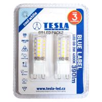 Tesla LED žárovka G9 3W 230V 200lm 3000K Teplá bílá