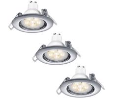 Trio TRIO - SADA 3x LED Stmívatelné podhledové svítidlo 1xGU10/5,5W/230V