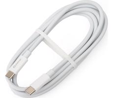 USB kabel USB-C / USB-C konektor 1,5m bílá