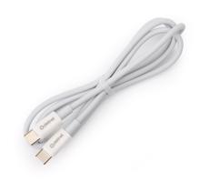 USB kabel USB-C / USB-C konektor 1m bílá