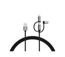 VARTA Varta 57937101111 - USB kabel 3v1 s konektorem Lightning a Micro USB 2m