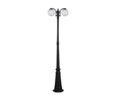 Venkovní lampa 2xE27/60W/230V IP44 199 cm černá