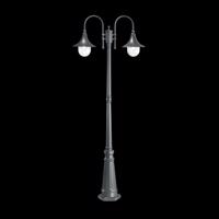 Venkovní sloupkové svítidlo Ideal Lux Cima PT2 Antracite 246833 E27 2x60W IP43 antracitové