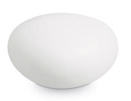 Venkovní stojací lampa Ideal Lux Sasso PT1 D30 White 161761 E27 1x40W 33cm bílá