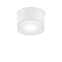 Venkovní stropní a nástěnné svítidlo Ideal Lux Urano PL1 small bianco 168036 bílé 12cm IP44