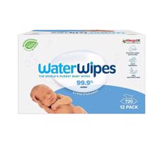 WATERWIPES 100% BIO odbouratené ubrousky 12 x 60 ks