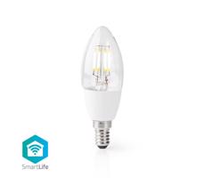 Wi-FiLF10WTC37 − LED Stmívatelná chytrá žárovka C37 E14/5W/230V 2700K