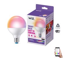 WiZ LED RGB Stmívatelná žárovka G95 E27/11W/230V 2200-6500K Wi-Fi - WiZ
