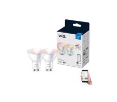 WiZ SADA 2x LED RGBW Stmívatelná žárovka PAR16 GU10/4,7W/230V 2200-6500K Wi-Fi - WiZ