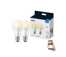 WiZ SADA 2x LED Stmívatelná žárovka A60 E27/8W/230V 2700K CRI 90 Wi-Fi - WiZ