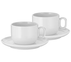 WMF WMF Bílé porcelánové šálky na cappuccino Barista 2 x 160 ml