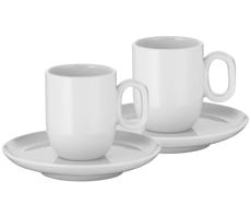 WMF WMF Bílé porcelánové šálky na espresso Barista 2 x 60 ml