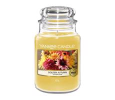 Yankee Candle Yankee Candle - Vonná svíčka GOLDEN AUTUMN velká 623g 110-150 hod.