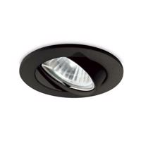 Zápustné bodové svítidlo Ideal Lux Swing Nero 243825 GU10 1x50W IP20 černé