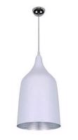 Závěsné svítidlo AZzardo Fabio M white/silver AZ0300 E27 1x60W IP20 20cm bílo-stříbrné