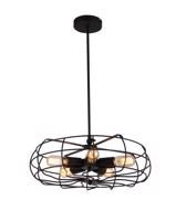 Závěsné svítidlo AZzardo Fan pendant AZ2532 E27 5x60W IP20 47cm černé