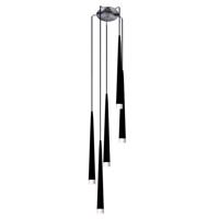 Závěsné svítidlo AZzardo Stylo 5 black AZ0119 G9 5x40W IP20 35cm černé