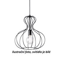 Závěsné svítidlo Ideal Lux Ampolla-1 SP1 bianco 194295 E27 1x60W 35cm bílé