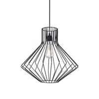 Závěsné svítidlo Ideal Lux Ampolla-4 SP1 nero 167497 černé 39,5cm