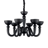 Závěsné svítidlo Ideal Lux Bon Bon SP6 nero 140339 černé 80cm