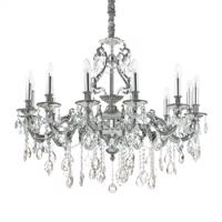 Závěsné svítidlo Ideal Lux Gioconda SP12 argento 164953 stříbrné 90cm