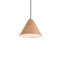 Závěsné svítidlo Ideal Lux KAURI SP1 LIGHT 271507 E27 1x28W IP20 25cm dekor bílé borovice