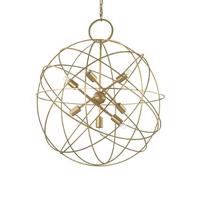 Závěsné svítidlo Ideal Lux Konse SP7 oro 156033 zlaté 80cm