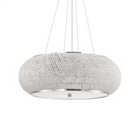 Závěsné svítidlo Ideal Lux Pasha' SP14 cromo 164977 E14 14x40W 65cm chromové