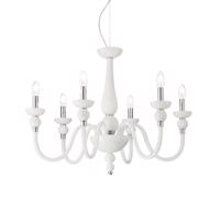 Závěsný lustr Ideal Lux Camelia SP6 bianco 113678 bílý